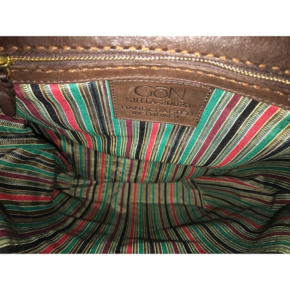 GōN Leather Brown Backpack - Picture 6 of 8